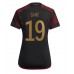 Cheap Germany Leroy Sane #19 Away Football Shirt Women World Cup 2022 Short Sleeve